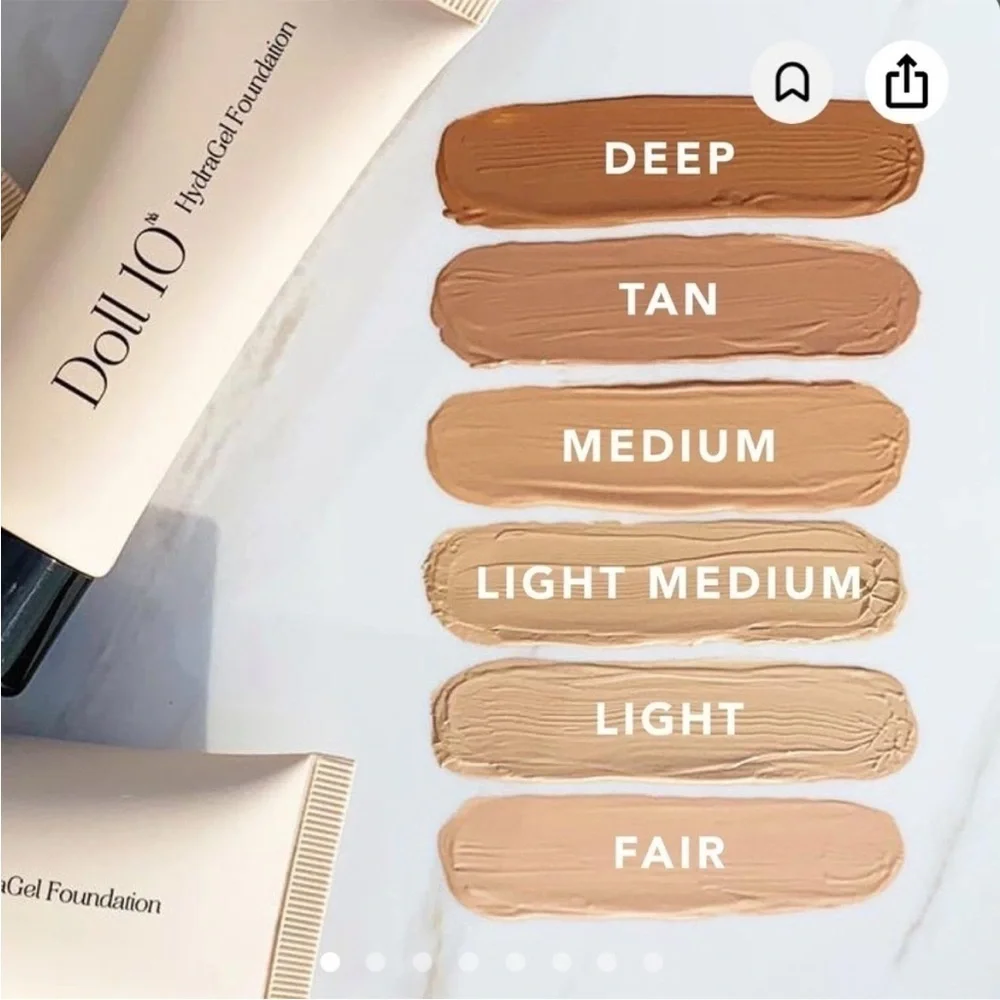 DOLL 10 Hydralux Smoothing Foundation Tan